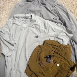 Climbing Bundle - Black Diamond/Outdoor Research Sun Hoody, Shirt, and Pants